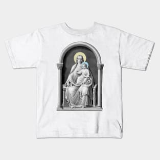 Our Lady Mother of God Mary and the Child Jesus Christ Kids T-Shirt